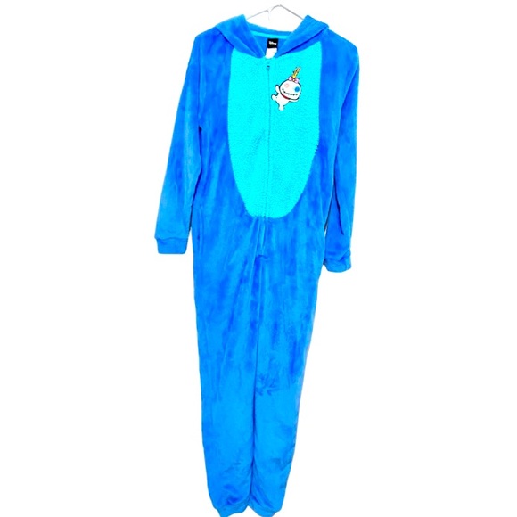 Disney’s STITCH Halloween Hooded Union Suit Costume Full Front Zip Sz Sm 4-6 - Picture 2 of 8